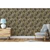 DUTCH WALLCOVERINGS Tapete Palm Trees Golden und Schwarz