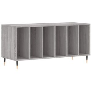 vidaXL Plattenschrank Grau Sonoma 100x38x48 cm Holzwerkstoff
