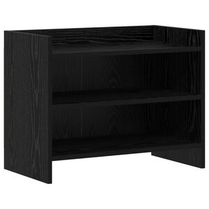 vidaXL TV-Schr&auml;nk 60 x 33 x 47 cm Schwarze Eiche Holzwerkstoff