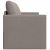 vidaXL Schlafsofa 110cm Taupe Stoff