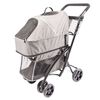 Duvoplus Haustier-Buggy Deluxe 79x46x99 cm Grau