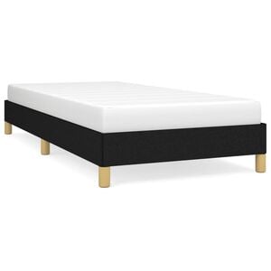 vidaXL Bettgestell ohne Matratze Schwarz 90x200 cm Stoff