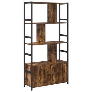 vidaXL B&uuml;cherregal 80 x 30 x 155,5 cm Holzwerkstoff Ger&auml;ucherte Eiche