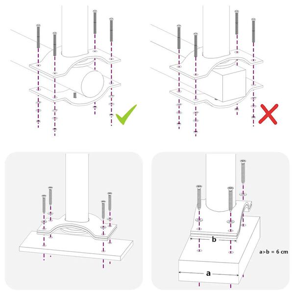 vidaXL Ausziehbare Seitenmarkise 100x300 cm Grau