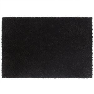 vidaXL Fu&szlig;matte Schwarz 40x60 cm Kokosfaser Getuftet