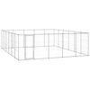 vidaXL Outdoor-Hundezwinger Verzinkter Stahl 36,3 m&sup2;