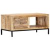 vidaXL Couchtisch 88x50x42 cm Massivholz Mango