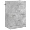 vidaXL Badunterschrank Betongrau 56 x 37,5 x 81 cm Holzwerkstoff
