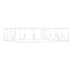 vidaXL Outdoor-Hundezwinger Silbern 8x8x2 m Verzinkter Stahl
