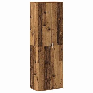 vidaXL Highboard Altholz 60 x 35 x 180 cm Holzwerkstoff