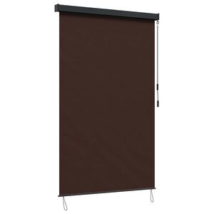 vidaXL Rollo Braun 180 x 250 cm Stoff und Aluminium