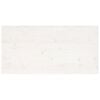 vidaXL Tischplatte Wei&szlig; 100x50x2,5 cm Massivholz Kiefer Rechteckig
