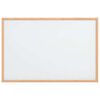 vidaXL Magnetisches Whiteboard mit Rahmen aus massivem Kiefernholz 60 x 40 cm