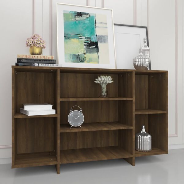 vidaXL Sideboard Braun Eichen-Optik 120x30x75 cm Holzwerkstoff
