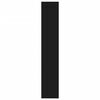 vidaXL B&uuml;cherregal/Raumteiler Schwarz 60x30x166 cm Holzwerkstoff