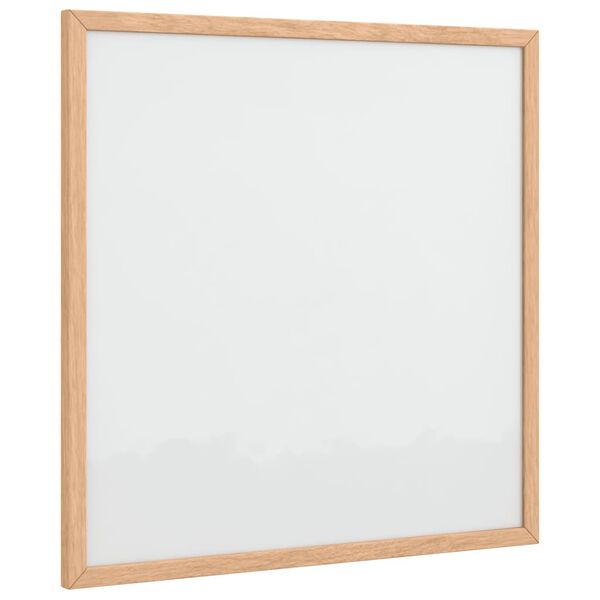 vidaXL Magnetisches Whiteboard mit massivem Kiefernholzrahmen 40x40 cm
