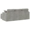 vidaXL Sofa Hellgrau Gesamtabmessungen: 198 x 134 x 80 cm (B x T x H)