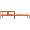 vidaXL Sonnenliege Wachsbraun 199,5x62x55 cm Massivholz Kiefer