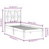 vidaXL Massivholzbett ohne Matratze