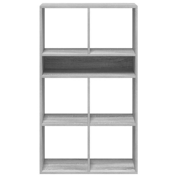 vidaXL Bücherregal Grau Sonoma 66x31x112 cm Holzwerkstoff