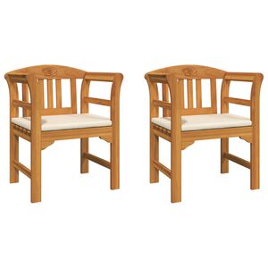 vidaXL Rosenbank Natur 68,5 x 46 x 82,5 cm Massivholz Akazie