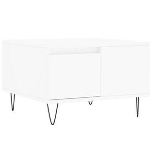 vidaXL Couchtisch Wei&szlig; 55x55x36,5 cm Holzwerkstoff