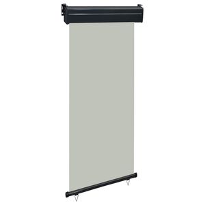 vidaXL Balkon-Seitenmarkise 85x250 cm Grau