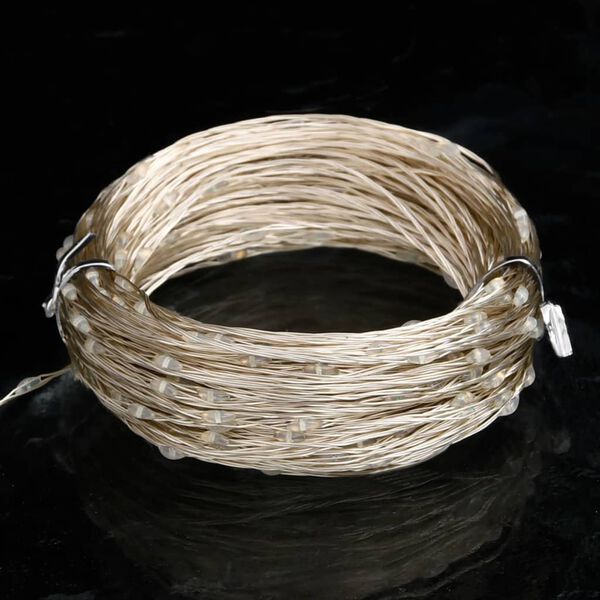 vidaXL LED-Lichterdraht 40 m 400 LED Blau 8 Funktionen