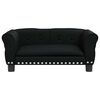 vidaXL Hundebett Schwarz 70x45x30 cm Kunstleder