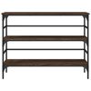 vidaXL Konsolentisch Braun Eichen-Optik 100x32x75 cm Holzwerkstoff
