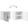vidaXL K&uuml;chenschrank Lucca 2 pcs Beton Grau 40 x 31 x 40 cm