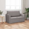 vidaXL Schlafsofa 110cm Taupe Stoff