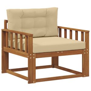 vidaXL Outdoor Mittelsofa Natur