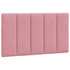 vidaXL Kopfteil-Kissen "Hanko" Rosa 90 cm Samt