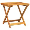 vidaXL Gartentisch Klappbar 50x50x50 cm Massivholz Akazie