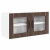 vidaXL K&uuml;chenschrank Braun Eichen-Optik 80 x 31 x 40 cm Holzwerkstoff