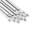 vidaXL Kabelbinder 25 stk. 7,9 x 300 mm Silber
