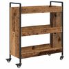 vidaXL K&uuml;chentrolley Altholz 70 x 30 x 82 cm Holzwerkstoff