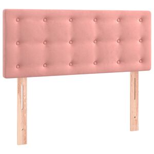 vidaXL Kopfteil Rosa 100x5x78/88 cm Samt