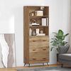 vidaXL Highboard Artisan-Eiche 69,5 x 34 x 180 cm Holzwerkstoff