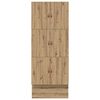 vidaXL Aufbewahrungsbettgestell Artisan-Eiche 100 cm Holzwerkstoff