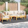 vidaXL Outdoor Teppich ARAKIL Grau 300 x 400 cm PP