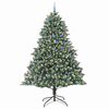 vidaXL K&uuml;nstlicher Weihnachtsbaum mit 300 LEDs mit St&auml;nder Gr&uuml;n 240 cm