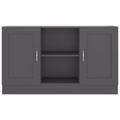 vidaXL Sideboard Grau 120x30,5x70 cm Holzwerkstoff