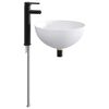 vidaXL Waschbecken f&uuml;rs Badezimmer Matt Schwarz 35,5 x 35,5 x 14,5 cm