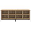 vidaXL Schuhschrank mit Regal Artisan-Eiche 131 x 35 x 50 cm