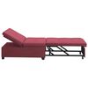 vidaXL Schlafsofa Ausziehbar Weinrot 194 x 50 x 82 cm Stoff