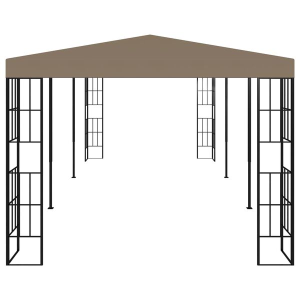 vidaXL Pavillon 6x3 m Taupe