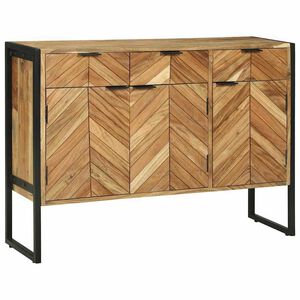 vidaXL Sideboard 100 x 30 x 75 cm Massivholz Akazie