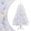 vidaXL K&uuml;nstlicher Weihnachtsbaum Wei&szlig; 150 cm PVC und Metall